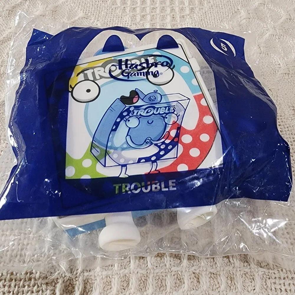 2020 Hasbro TROUBLE Mini Travel Game #5 McDonalds Happy Meal Toy - SEALED